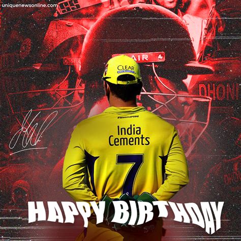 Happy Birthday Ms Dhoni Wishes Images Photos Pic – NBKomputer