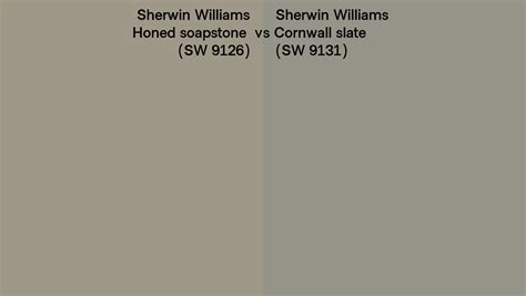 Sherwin Williams Honed Soapstone Vs Cornwall Slate Side By Side Comparison