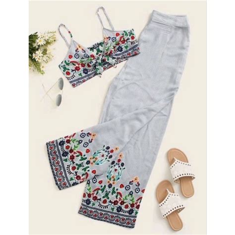 Descobrir Imagem Conjunto De Cal A E Cropped Shein Br