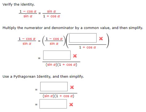 Solved Verify The Identity Sin Cos Cos Sin Chegg