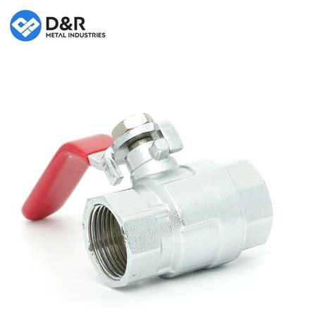 Dandr Top Selling Long Handle Dn15 Dn20 12 34 Inch Double Female Thread Brass Ball Valve