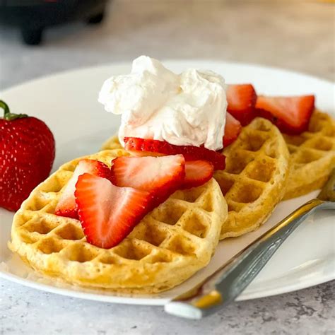 Easy Eggless Waffles Real Mom Kitchen