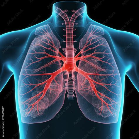 Radiology Thorax x-ray for human lungs examination. Illustration of X ...