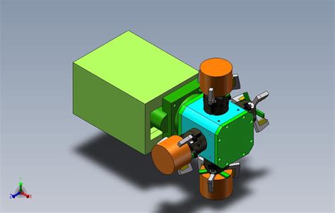 机器人抓手solidworks 2014模型图纸免费下载 懒石网