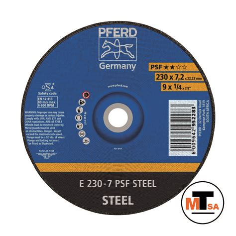 Pferd Grinding Wheel E Psf Steel Pats Steel Industries