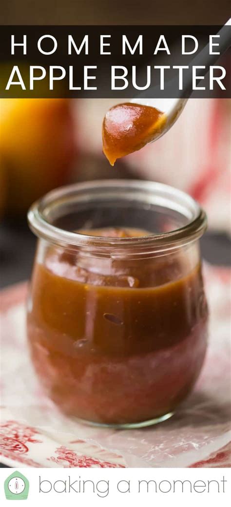 Easy Apple Butter Recipe Stovetop Or Slow Cooker Baking A Moment