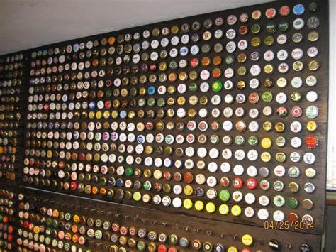 Beer Cap Collection Display Ideas