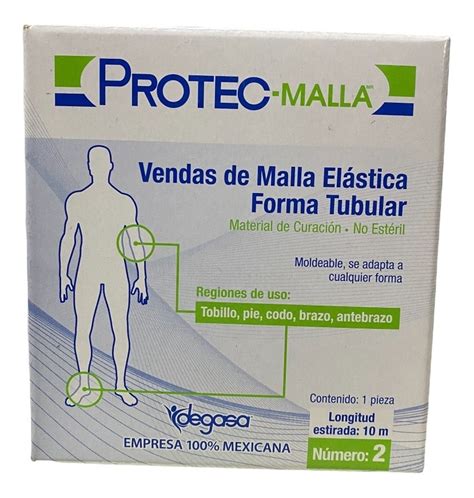 Venda Malla Tubular No 2 Tobillo Pie Codo Brazo Antebraz 10m MercadoLibre