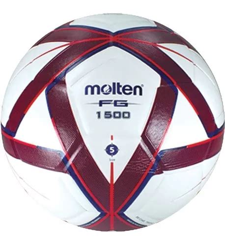 2 Pzas Balón Fútbol Molten Forza Laminado F5g1500 5 Color Blanco