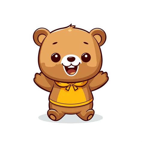 Premium Vector Chibi Bear