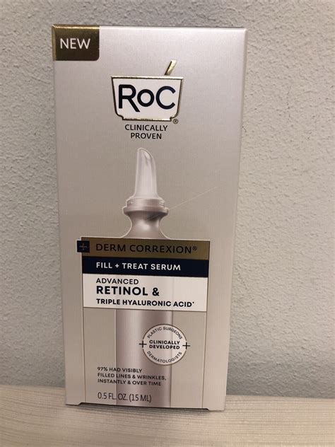 Roc Derm Correxion Fill Treat Face Serum Refill Retinol Hyaluronic