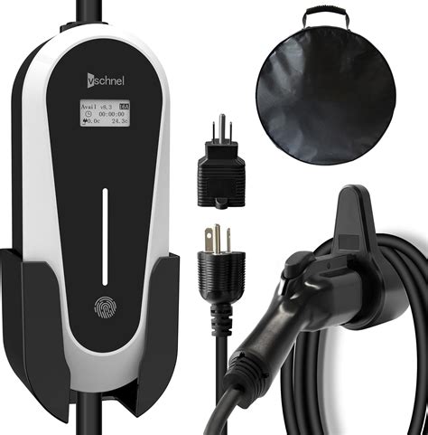 Vschnel Level Ev Charger A Adjustable V Ft Portable