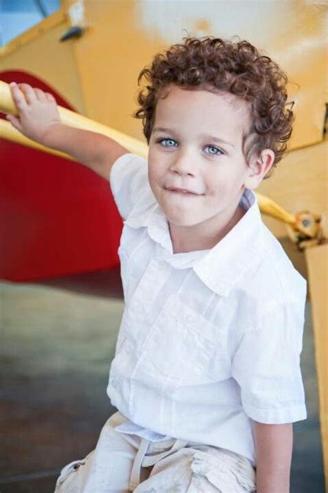 Mixed Boy With Blue Eyes