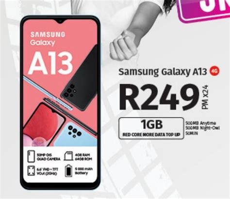 Samsung Galaxy A13 Offer At Vodacom