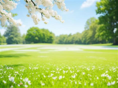 Premium Photo Whispers Of Spring Capturing Beauty In A Blurred Background