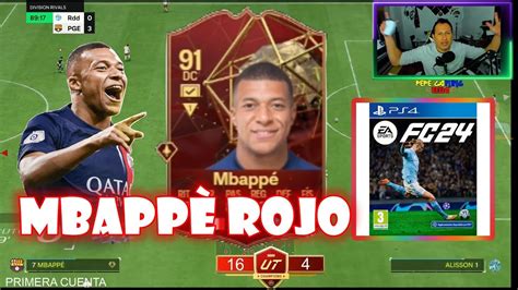 Kylian Mbappé Carta Roja en Ea Sports Fc 24 YouTube