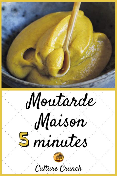 Moutarde 5 Minutes Maison La Recette Facile Artofit