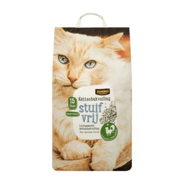 Jumbo Kattenbakvulling Lichtgewicht Stuifvrij Liter Bestellen Jumbo