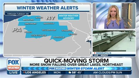 Winter Weather Advisories Issued For New York Pennsylvania Latest Weather Clips Fox Weather