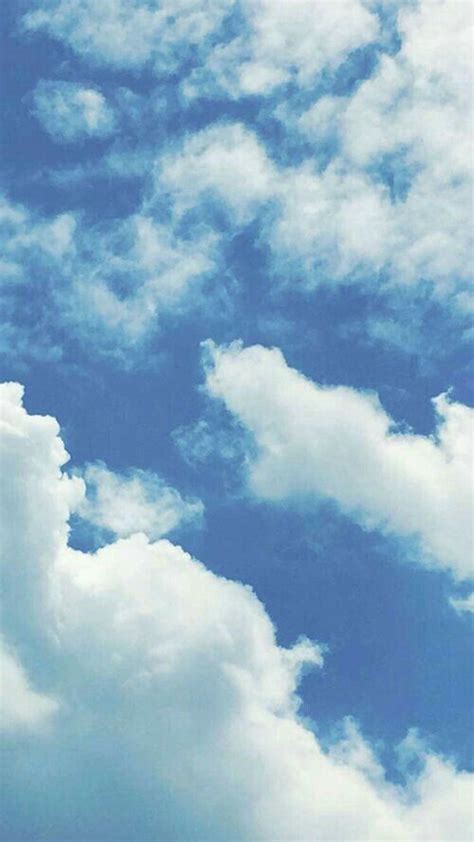 Picsart Design Wolken Bilder Blaue Tapete Blaues Wallpaper Iphone