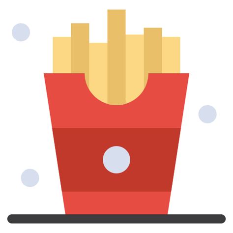 French Fries Generic Color Fill Icon