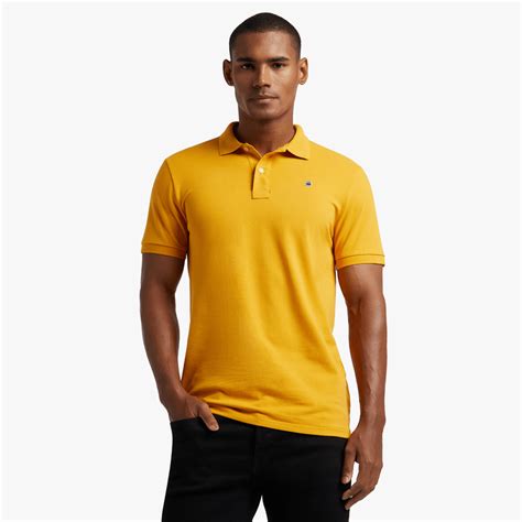 G Star Raw Yellow Golf Shirt Sneakertwenty4