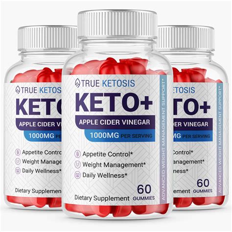 3 Bottles True Ketosis Keto Acv Gummies True Ketosis Optimized Keto