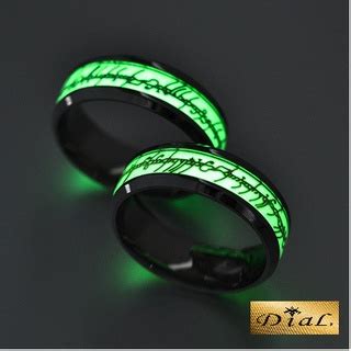 Jual Cincin Luminous Glow In The Dark Gaya Punk Pria Wanita Menyala