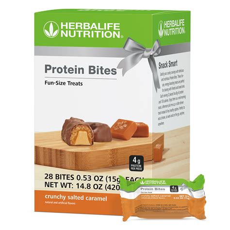 Protein Bites Crunchy Salted Caramel Herbalife Nutrition Us