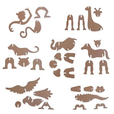Animais Em 3d Para Imprimir E Montar - Animais 3D para Montar - Todos - Fábrica da Imaginação