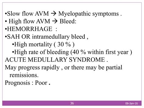 Spinal Cord Arteriovenous Malformations Ppt