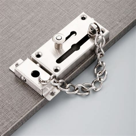 Mlless Heavy Duty Door Chain Security Lock For Residential And Apartment Use