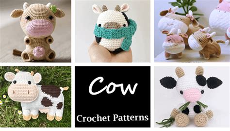 Amigurumi Cow A Free Crochet Pattern Grace And Yarn