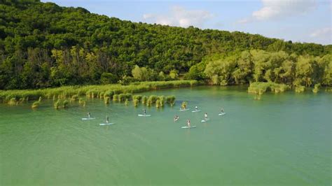 Jezioro Balaton Wycieczka Na Desce Wios Owej Po Parku Narodowym Tihany