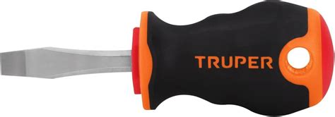 Truper Dr X B Desarmador Plano Mango Comfort Grip X