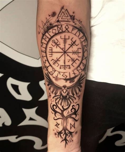 30 Pretty Vegvisir Tattoos Make You Attractive | Tattoos, Scandinavian ...
