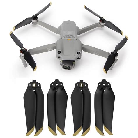 4 pçs hélice para dji ar 2s baixo ruído adereços hélices asas de lâmina