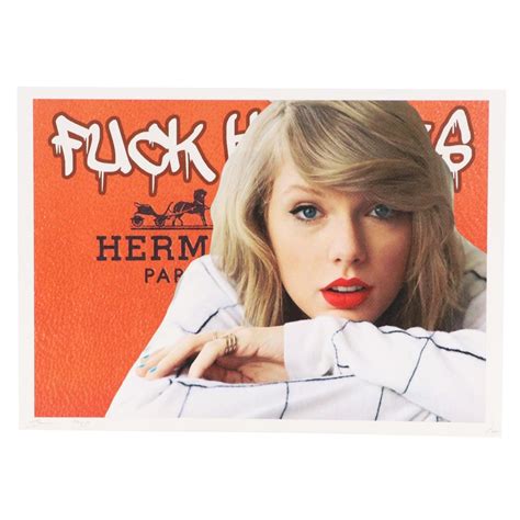 Death Nyc Pop Art Digital Print Featuring Taylor Swift X Hermès 2023