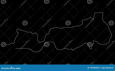 Samdrup Jongkhar Bhutan District Map Outline Animation Stock Video