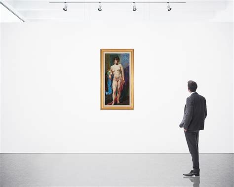 Francis Chapin Standing Nude In Artist S Studio MutualArt