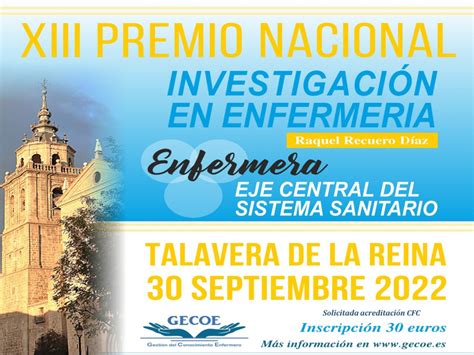 Xiii Premio Nacional De Investigaci N Enfermera Semap