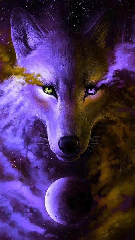 Magic Wolf | Wolf wallpaper, Animal wallpaper, Wolf spirit animal