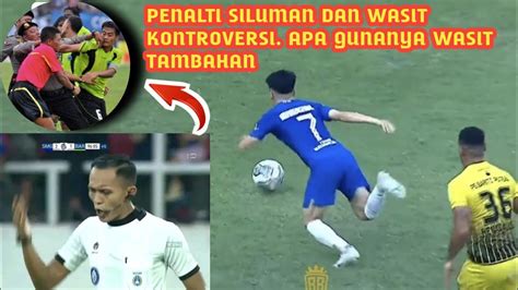 Wasit Kontroversi Penalti Siluman Di Pertandingan PSIS VS BARITO