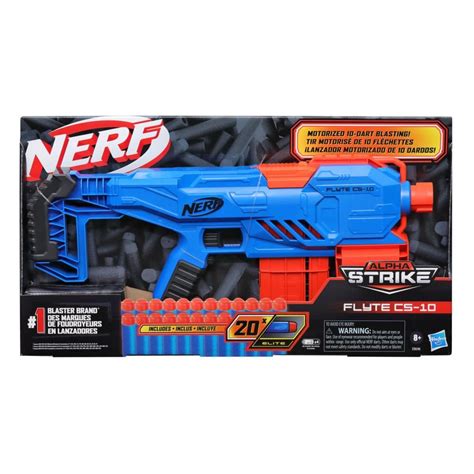 Hasbro Nerf Alpha Strike Flyte CS 10 Motorized 10 Dart Blasting