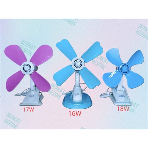 Jual Mini Fan In Jepit Kyzuku Jepit Dinding Duduk Kipas