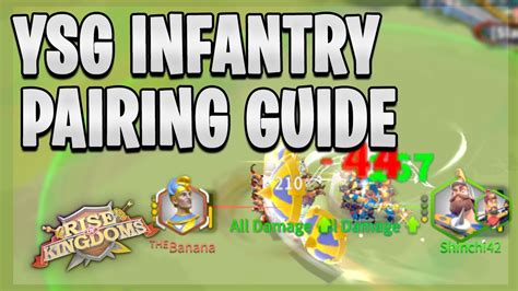 Infantry YSG Testing Who Is Best Pair Rise Of Kingdoms YouTube