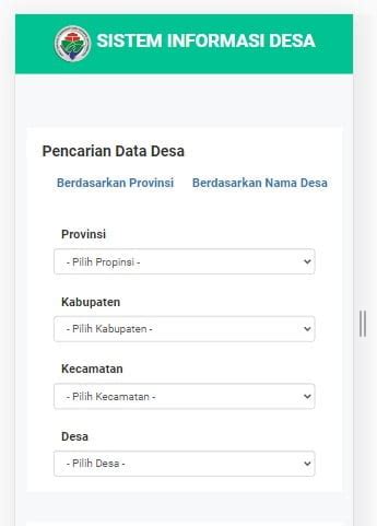 Sid Kemendesa Go Id Cek Dana Desa Via Online Updesa