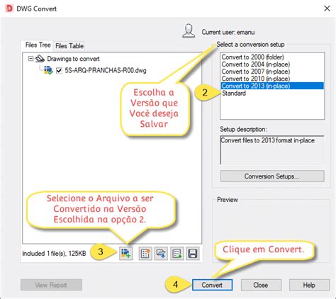 Como Salvar E Converter Arquivo Autocad Dwg Em Vers Es Anteriores