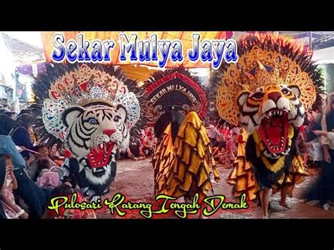 Barongan Sekar Mulya Jaya Mengamuk Di Desa Pulosari Karang Tengah Demak