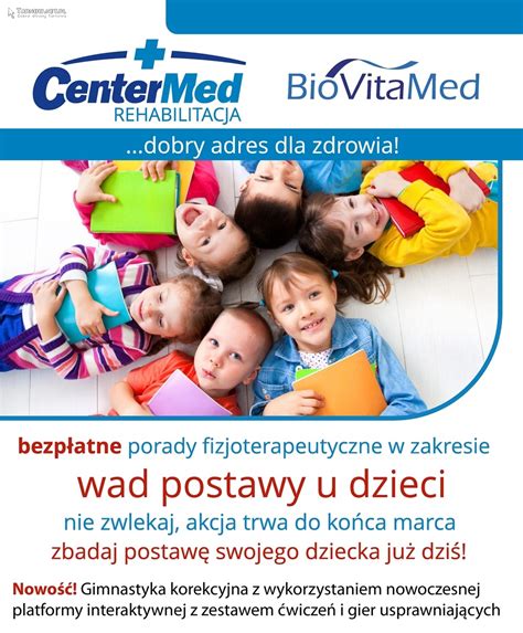 Bezp Atne Badania Wad Postawy U Dzieci W Centermed Rehabilitacja